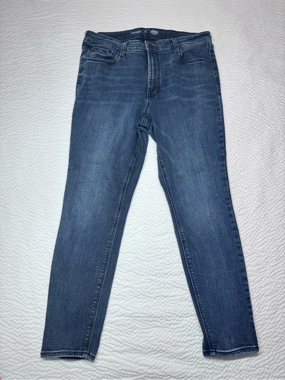 Old Navy High-Rise Rockstar Super Skinny Jeans Size 14 Short